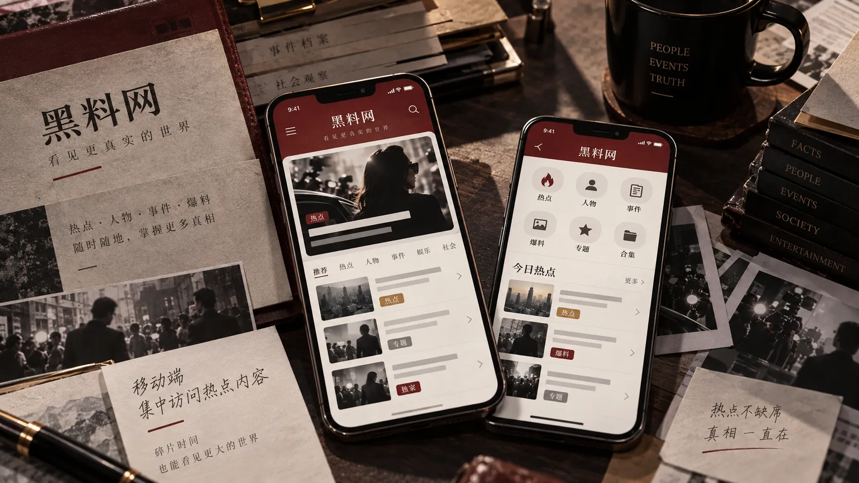 黑料网移动端浏览示意